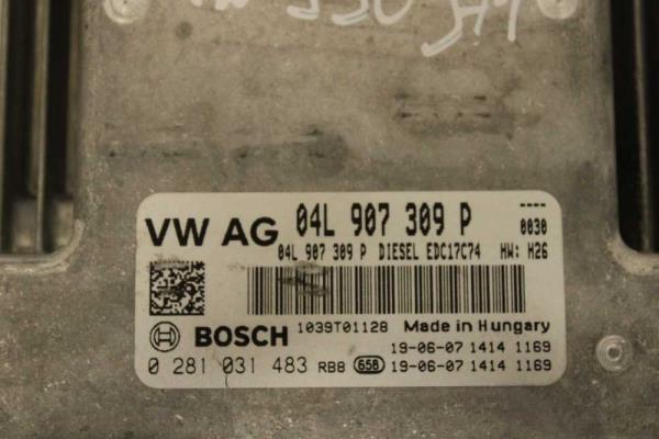 BOITIER COMPLET VW TOURAN 9/2015+ 1.6TDI (CODE MOTEUR DGD ) - Vue 2